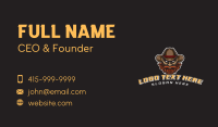 Western Cowboy Gaming Business Card Design