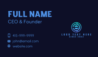 Gaming Emblem Letter E Business Card Design