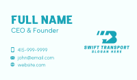 Forwarding Arrow Letter B  Business Card Image Preview