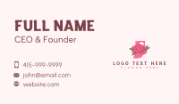 Indiana Peony Flower Business Card