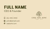 Minimalist Desert Camping  Business Card Design