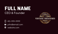 Classic Vintage Ornament Business Card Image Preview