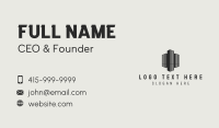 Stripes City Building Business Card Design