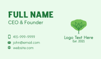 Tree Plant Park  Business Card