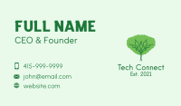 Tree Plant Park  Business Card