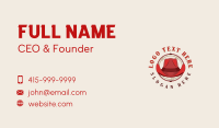 Cowboy Fedora Hat Business Card Design