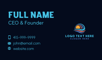 Ocean Wave Sun Business Card