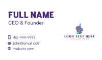 Floral Aster New Hampshire Business Card Design