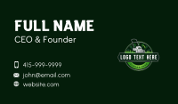 Lawn Gardening Mower Business Card Design