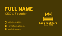 Bed Business Card example 2