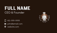 Woman Chef Restaurant Business Card