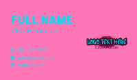 Texture Business Card example 2