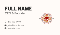 Barbecue Grill Fish Business Card