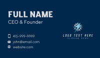 Power Lightning Electricity Business Card Design