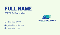 Truck Cargo Delivery Business Card Design