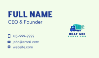 Truck Cargo Delivery Business Card