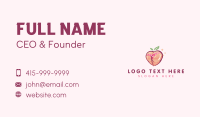 Sexy Peach Butt Business Card Design