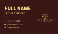 Legality Business Card example 1