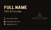 Premium Pyramid Crystal Business Card Design
