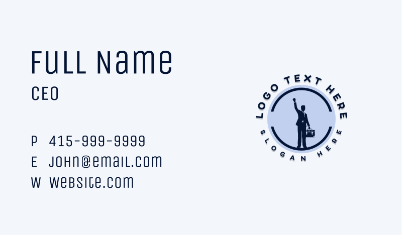 Employee Business Card example 4