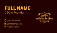 Car Garage Detailing Business Card