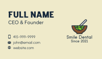 Vegan Salad Bowl Business Card