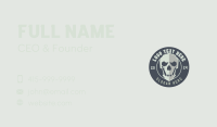 Skull Army Weapon Business Card Design