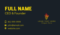 Electric Bolt Hero  Business Card Design