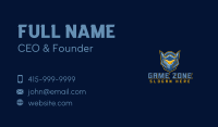 Cyber Robot Gaming Business Card Image Preview