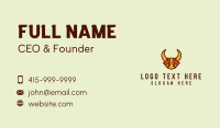 Bull Head Business Card example 1