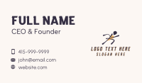 Sport Runner Athlete Business Card