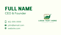 Lawn Mower Trimmer Business Card Design