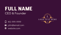 Classic Luxury Ornament Business Card Design