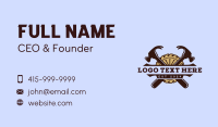 Hammer Saw Hardware Tools Business Card