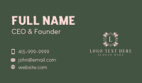 Dinner Business Card example 2