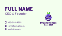 Blueberry Business Card example 4