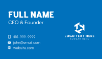 Construction App Letter T Business Card