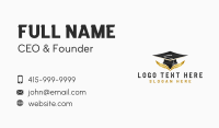 Graduate Education Learning Business Card