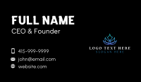 Lotus Flower Wellness Business Card