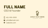 Serpent Snake Skull Business Card Design