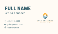 Island Travel Getaway Business Card