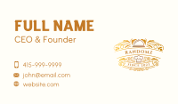 Luxury Restaurant Dining Business Card