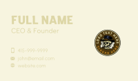 Skull Hat Smoke Business Card Design