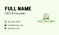 Organic Coconut Leaf  Business Card Design