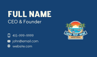 Summer Pool Beach Business Card