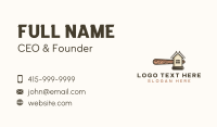 House Hammer Construction Business Card Design