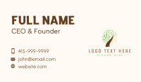 Leaf Butterfly Tree Business Card