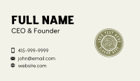 Woodwork Lumberjack Business Business Card Design