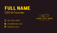 Auto Service Business Card example 2