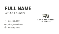 Geometric Wild Panda  Business Card